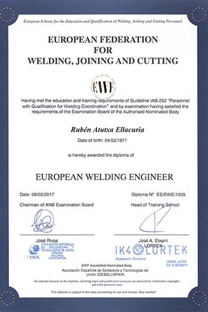 European Welding Engineer